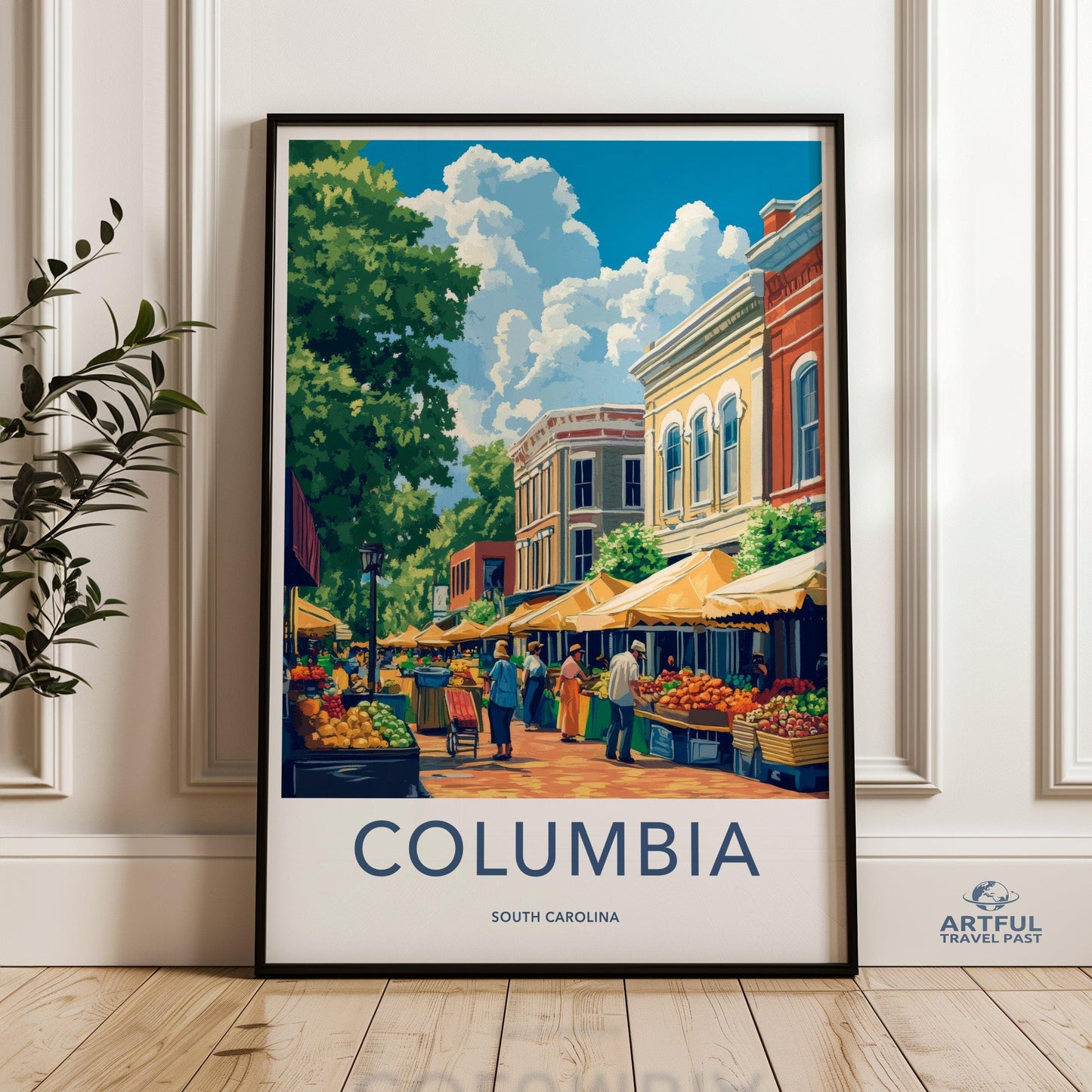 Columbia Poster - South Carolina Wall Art