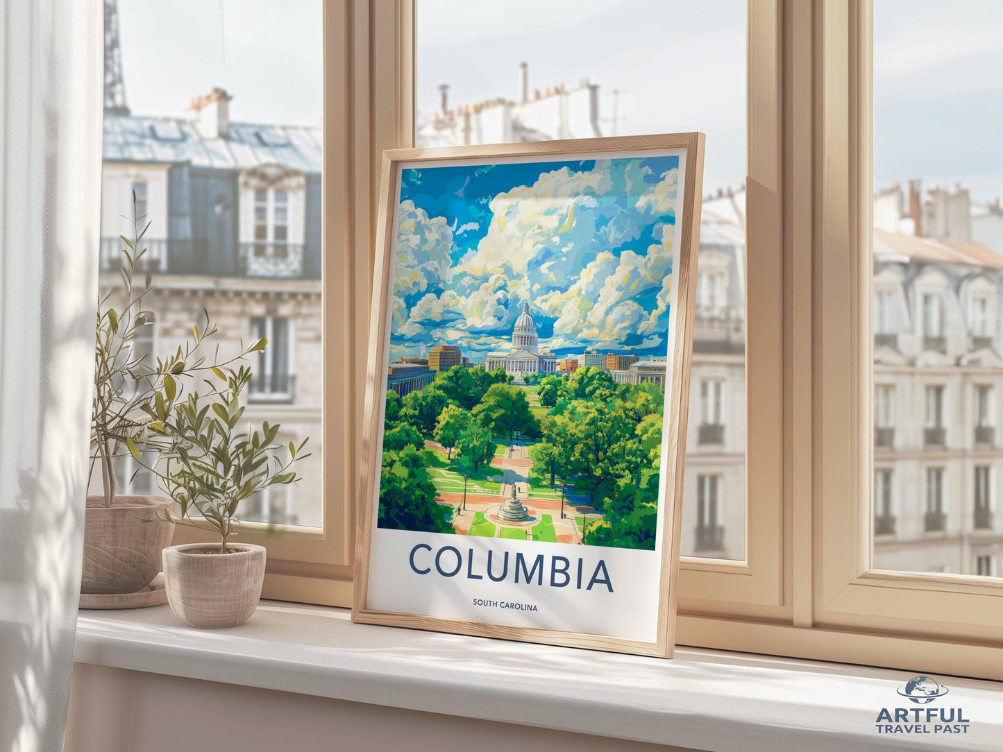 Columbia Poster - South Carolina Wall Art