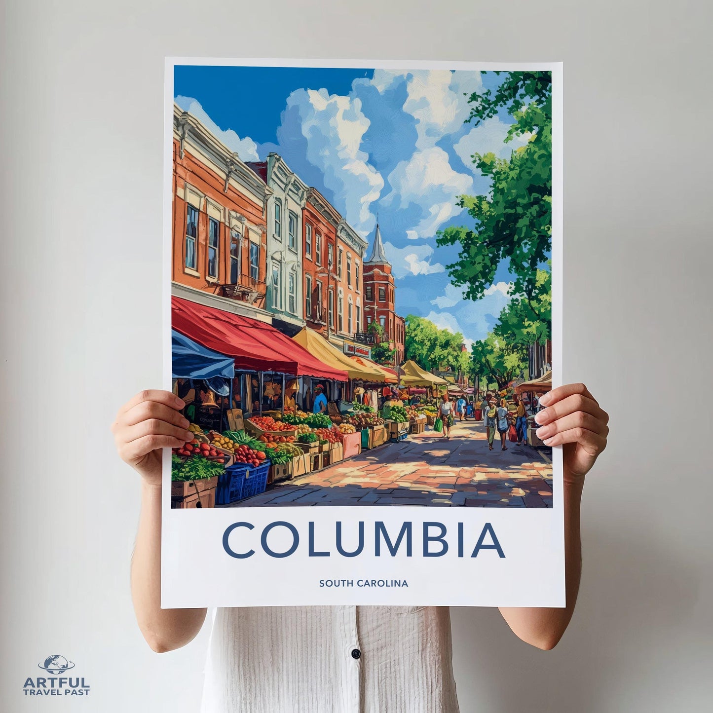 Columbia Poster - South Carolina Wall Art