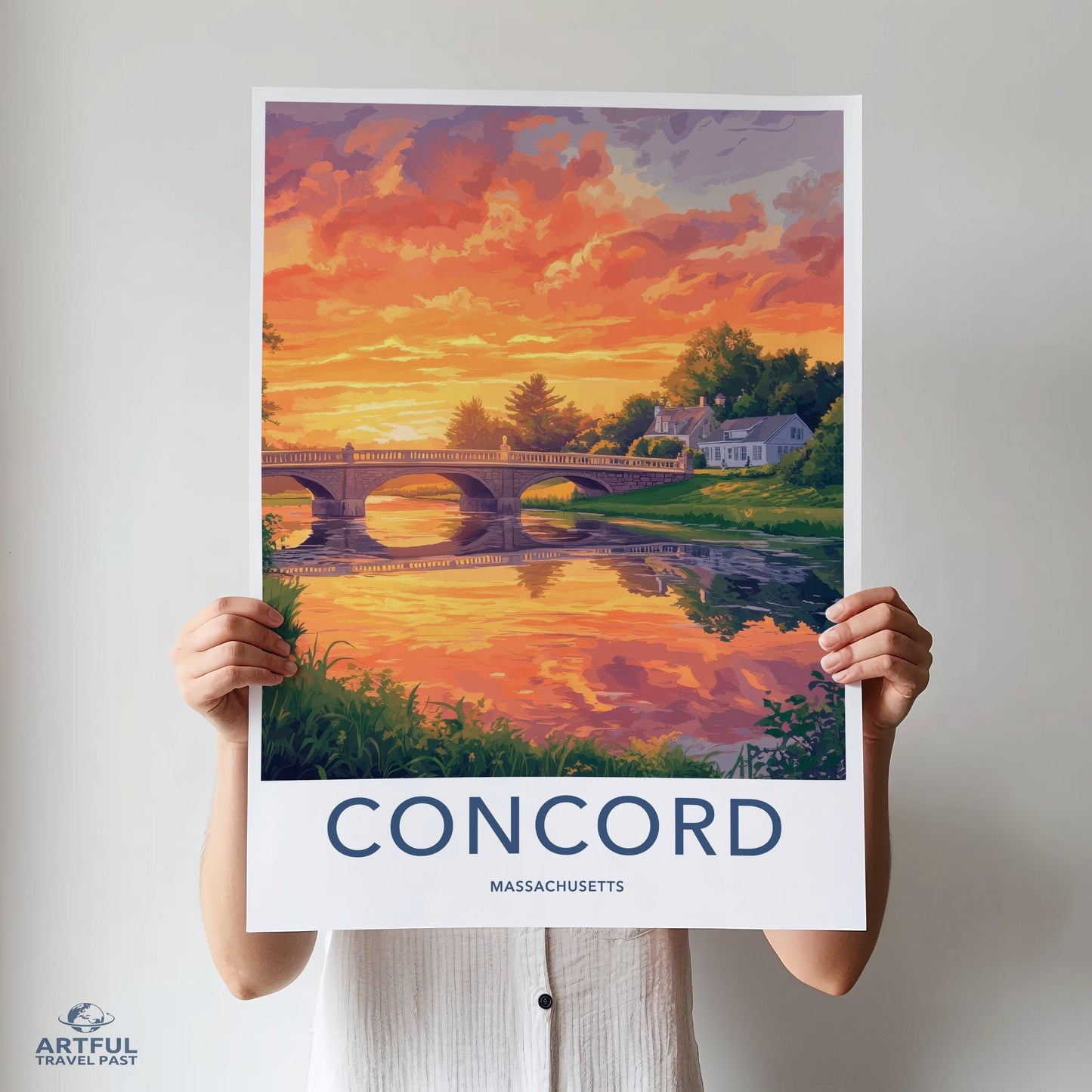 Concord Poster - New Hampshire Wall Art