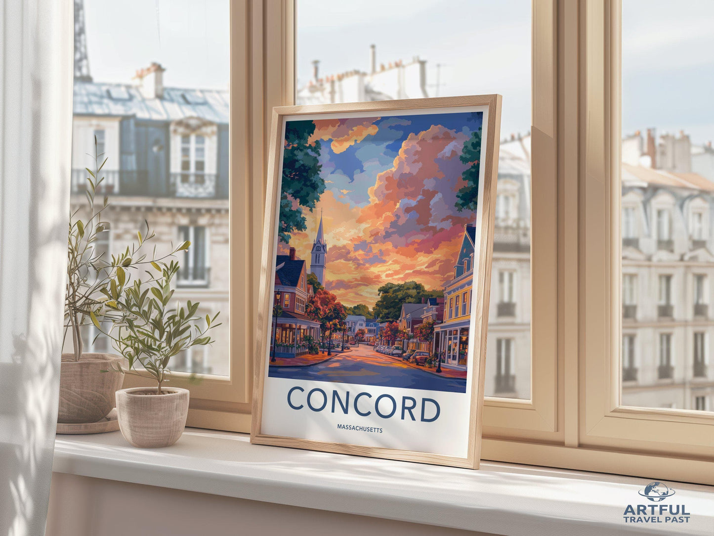 Concord Poster - New Hampshire Wall Art