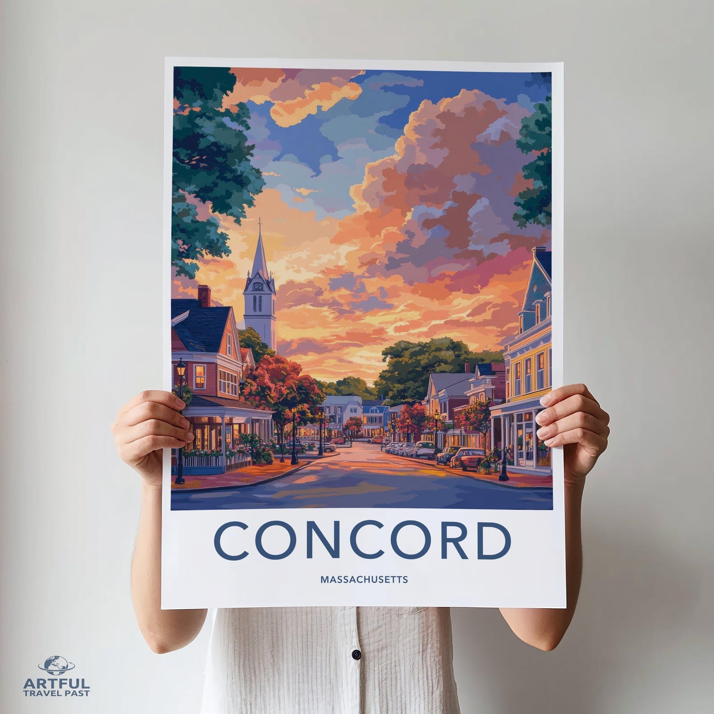 Concord Poster - New Hampshire Wall Art