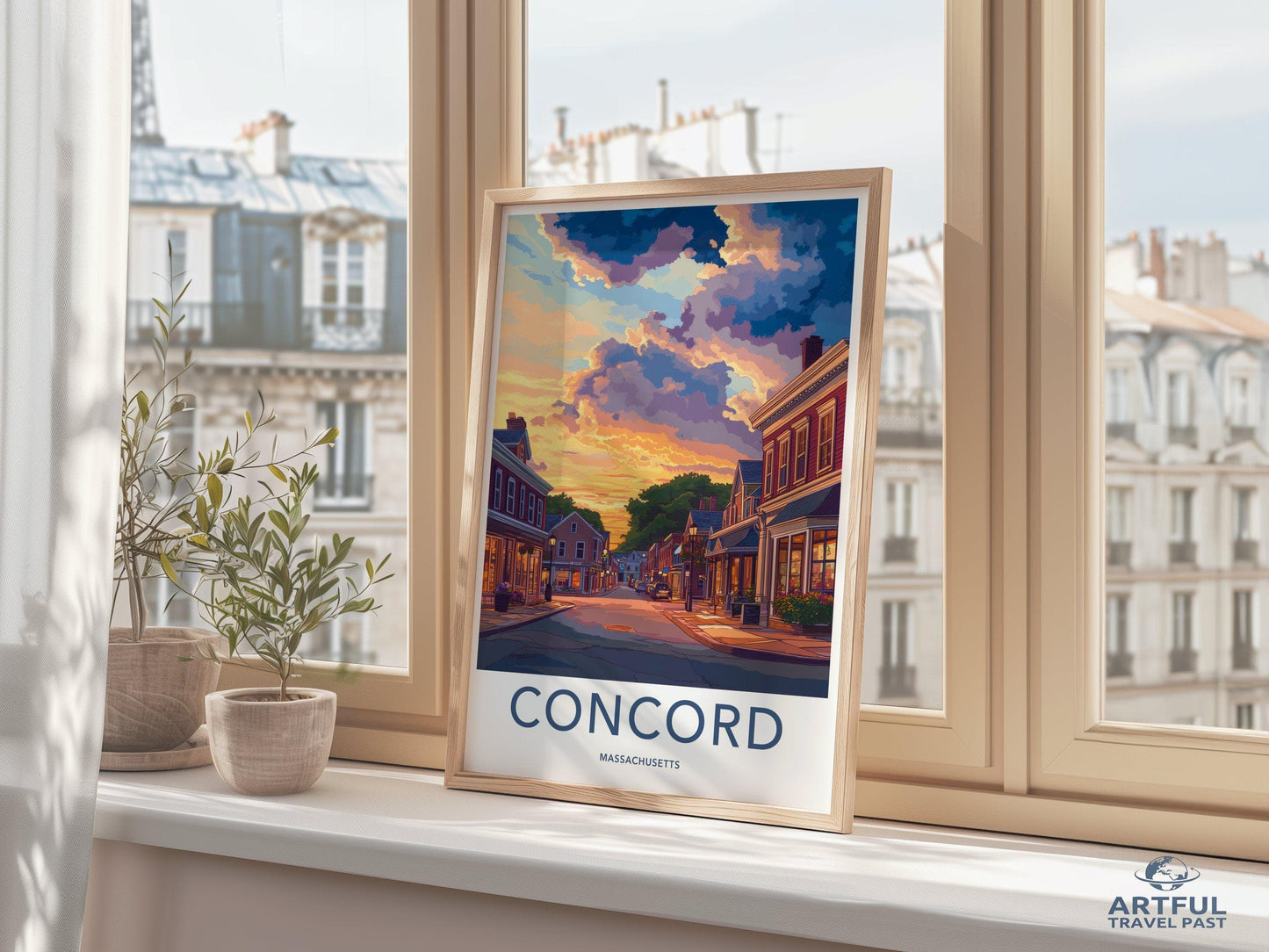 Concord Poster - New Hampshire Wall Art