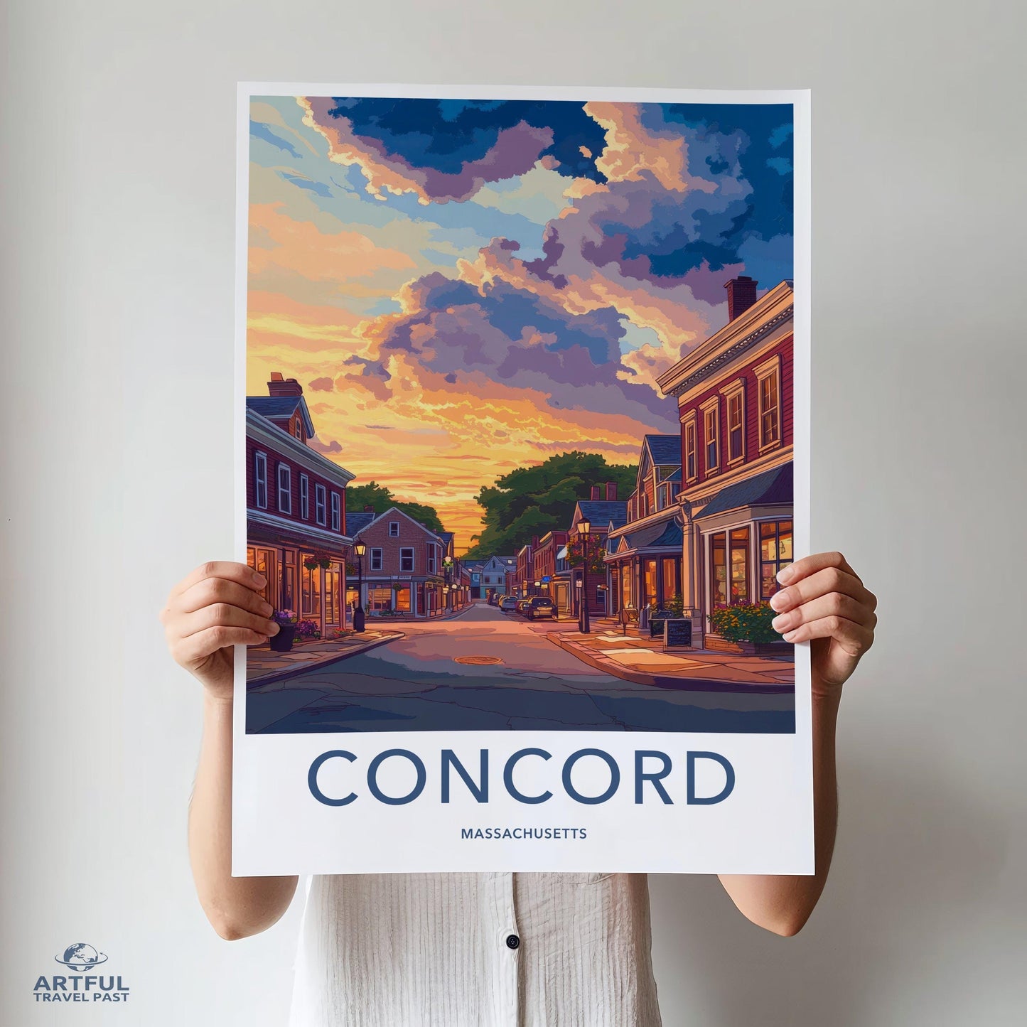 Concord Poster - New Hampshire Wall Art