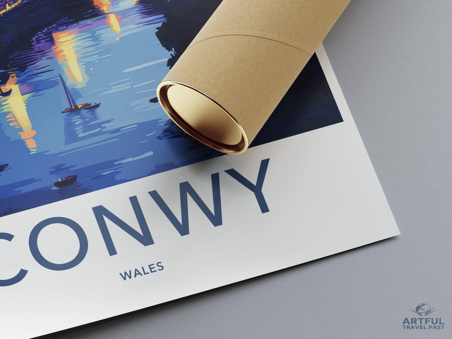 Conwy Castle Poster - Wales Wall Art