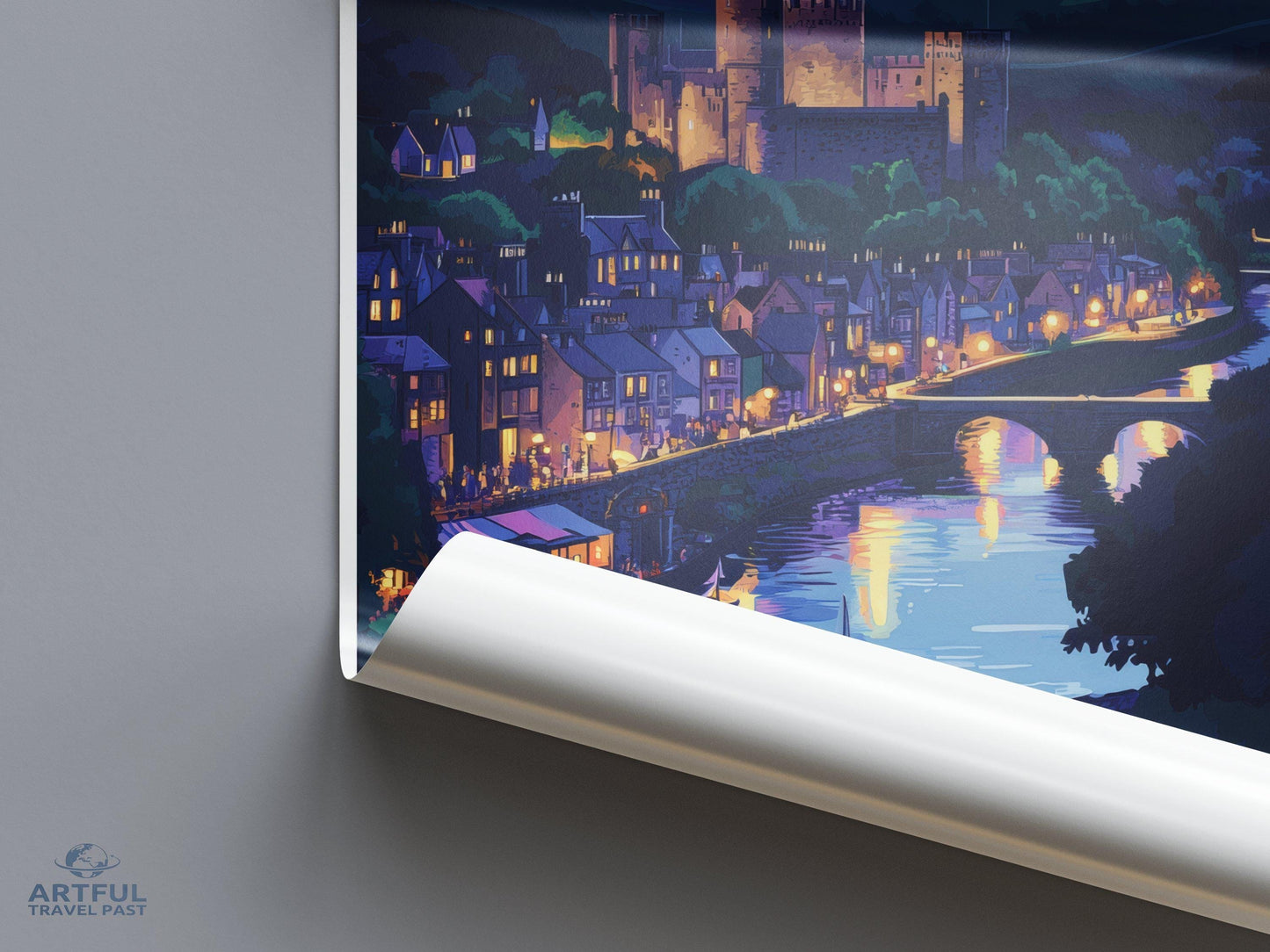 Conwy Castle Poster - Wales Wall Art