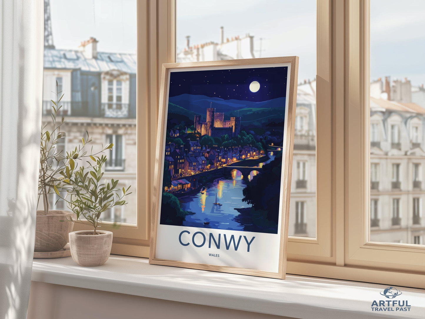 Conwy Castle Poster - Wales Wall Art