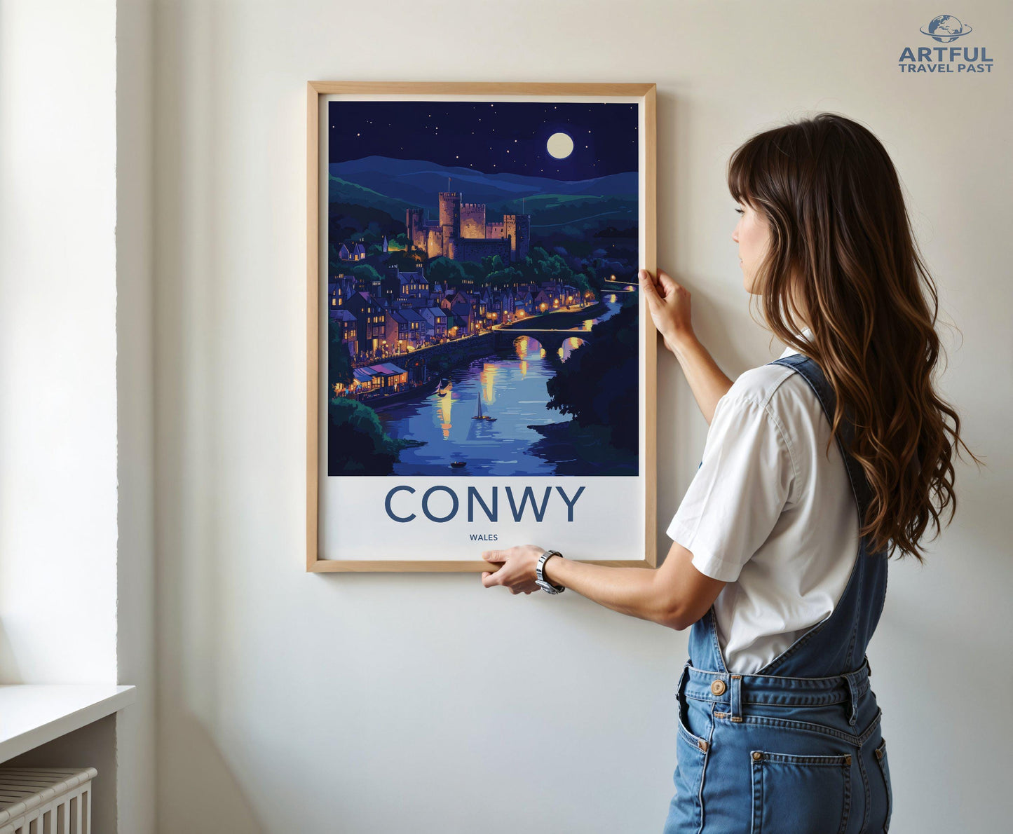 Conwy Castle Poster - Wales Wall Art