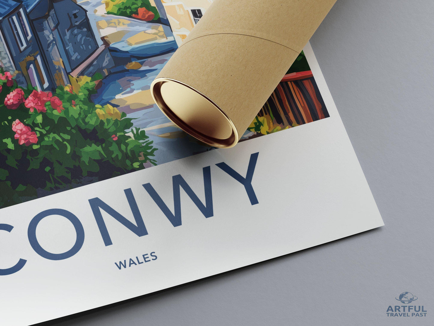Conwy Castle Poster - Wales Wall Art