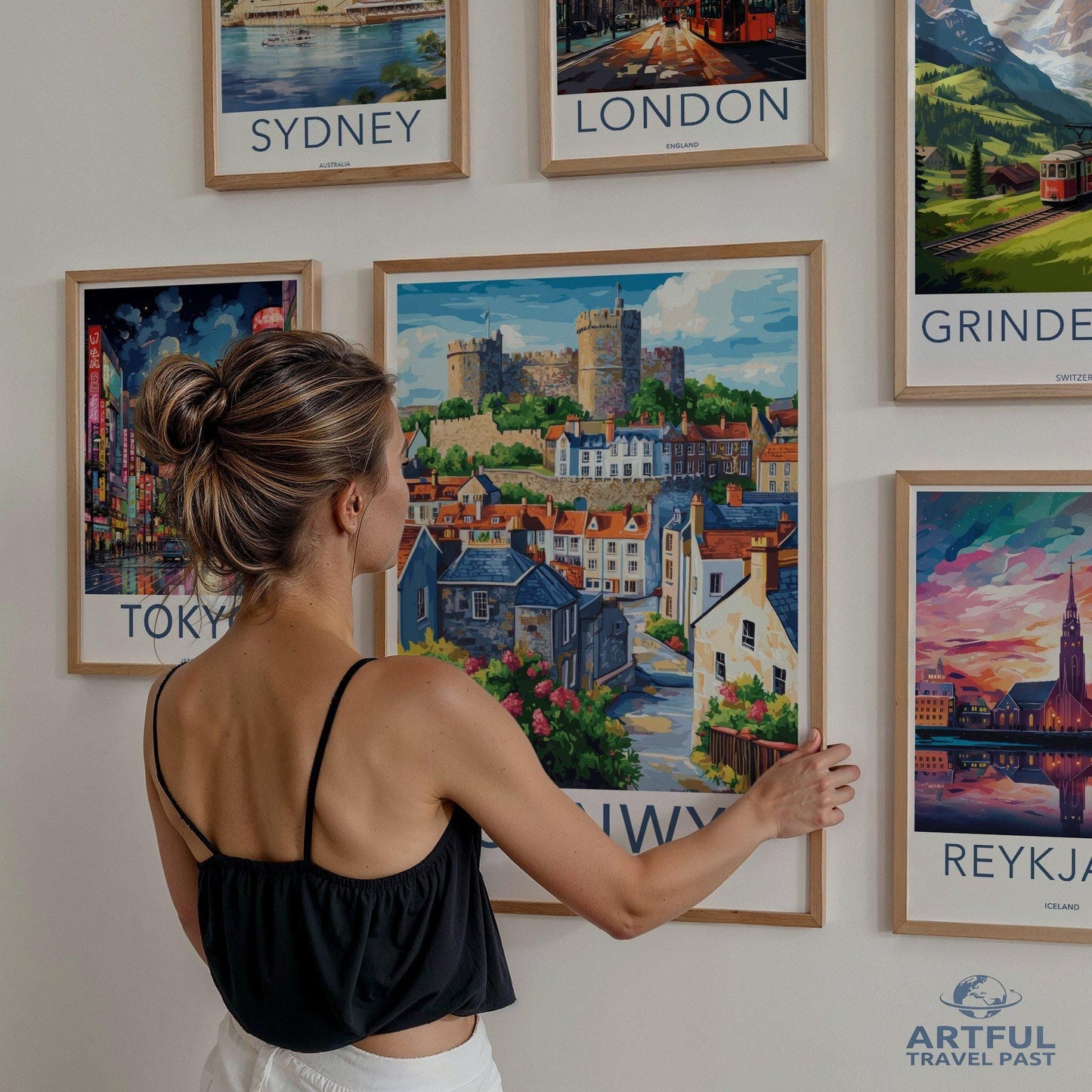 Conwy Castle Poster - Wales Wall Art