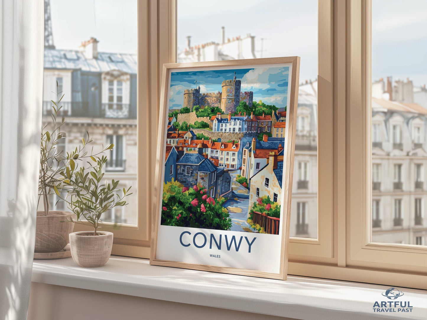 Conwy Castle Poster - Wales Wall Art