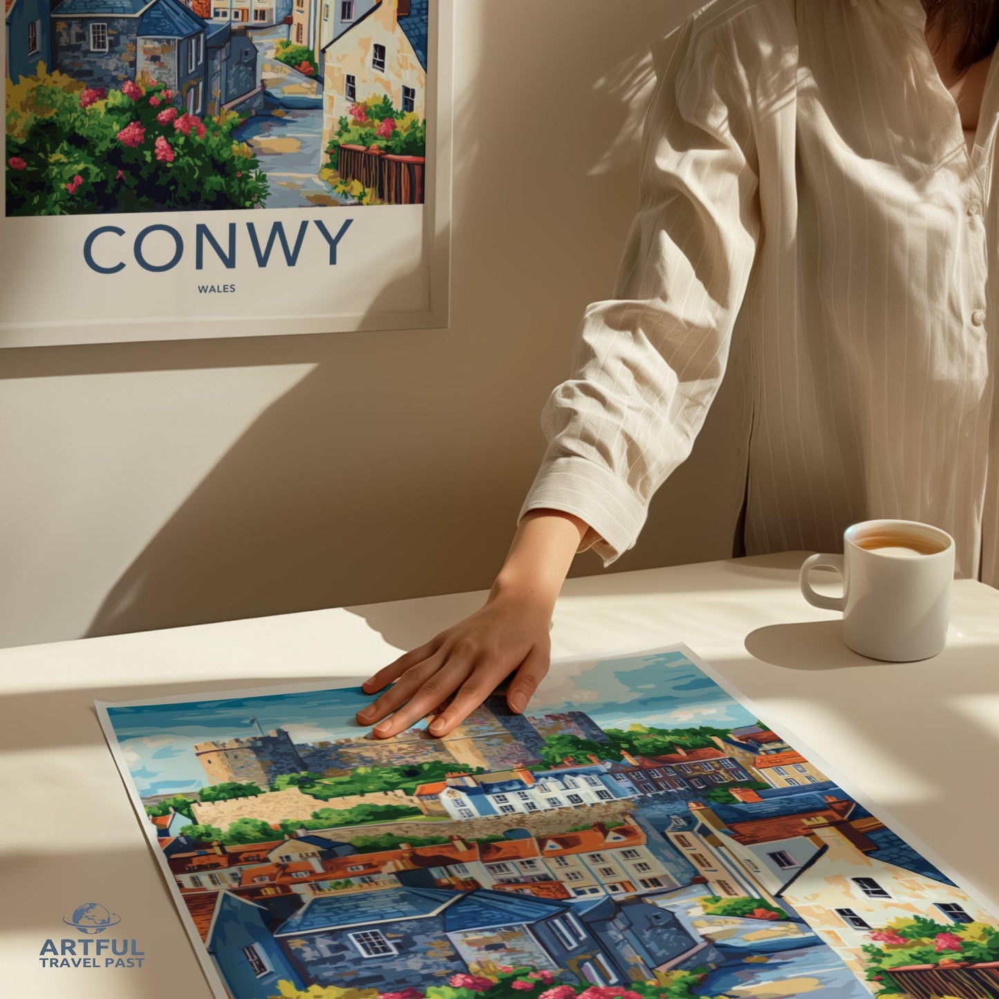 Conwy Castle Poster - Wales Wall Art