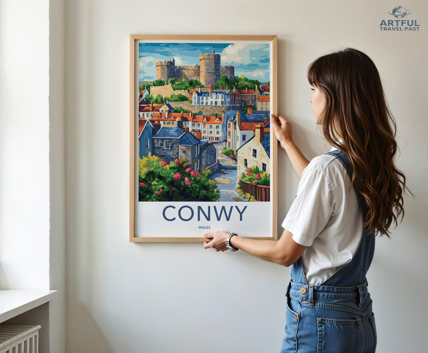 Conwy Castle Poster - Wales Wall Art