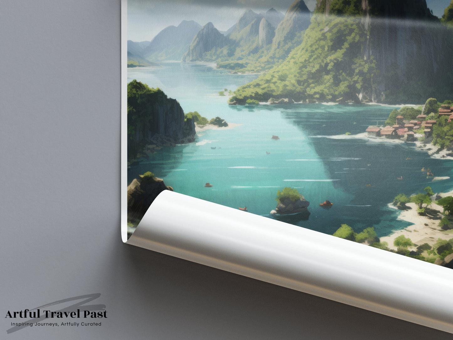Coron Poster | Philippines Wall Art | Asia Decor