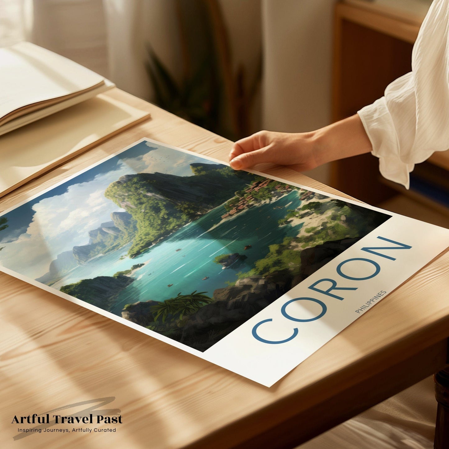 Coron Poster | Philippines Wall Art | Asia Decor