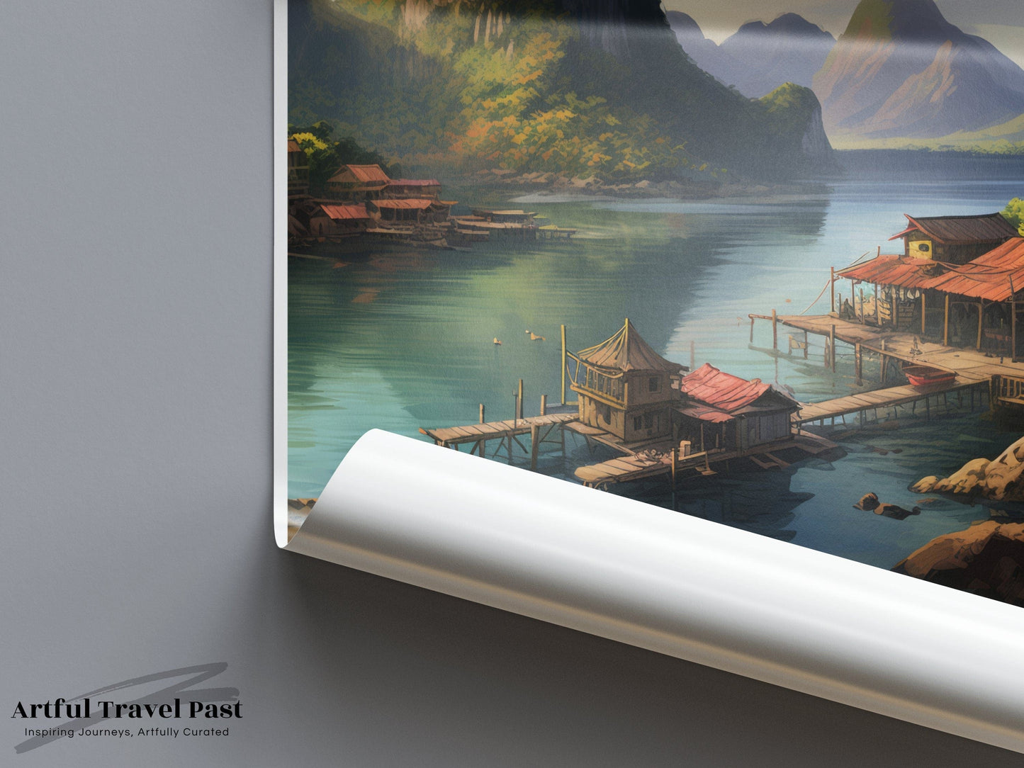 Coron Poster | Philippines Wall Art | Southeast Asia Decor