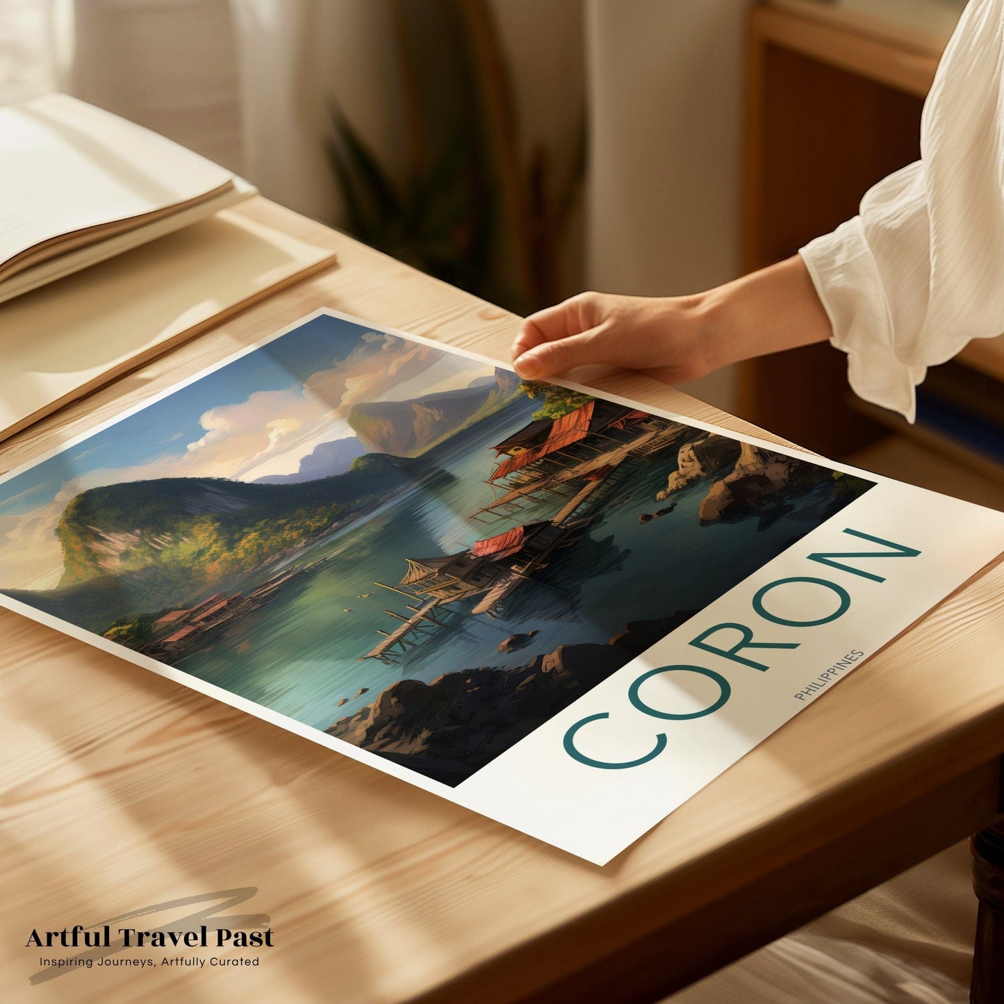 Coron Poster | Philippines Wall Art | Southeast Asia Decor