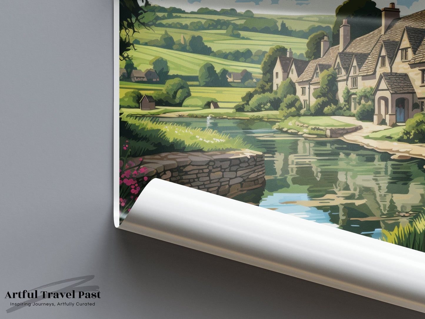 Cotswolds Poster | England Wall Art | UK Decor