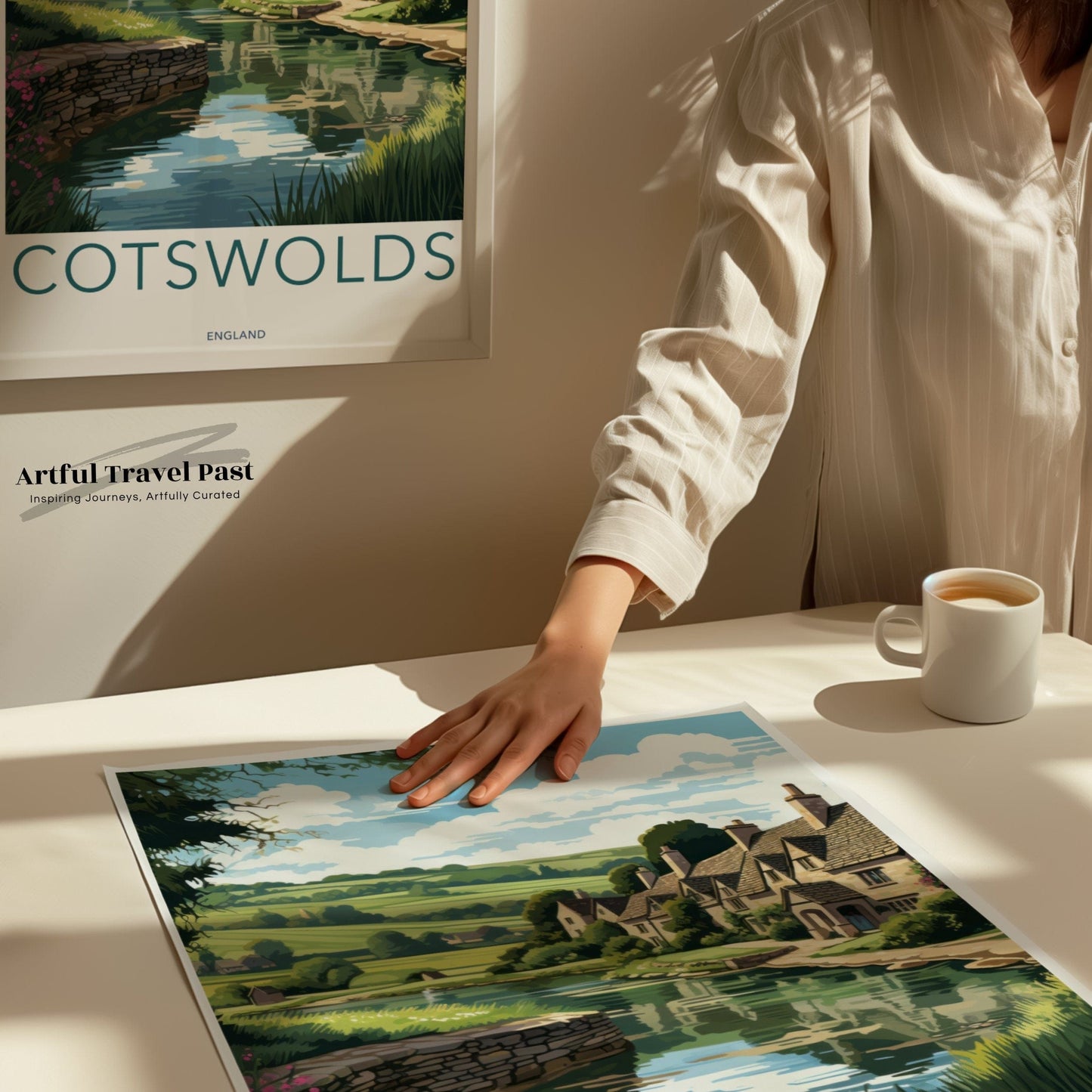 Cotswolds Poster | England Wall Art | UK Decor