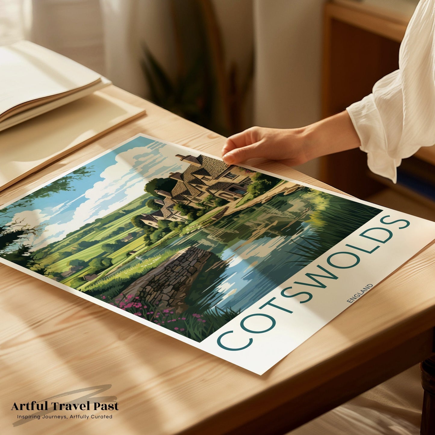 Cotswolds Poster | England Wall Art | UK Decor