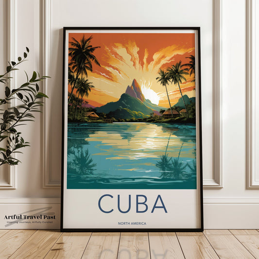 Cuba Poster - Caribbean Wall Art
