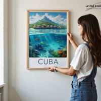 Cuba Poster - Caribbean Wall Art
