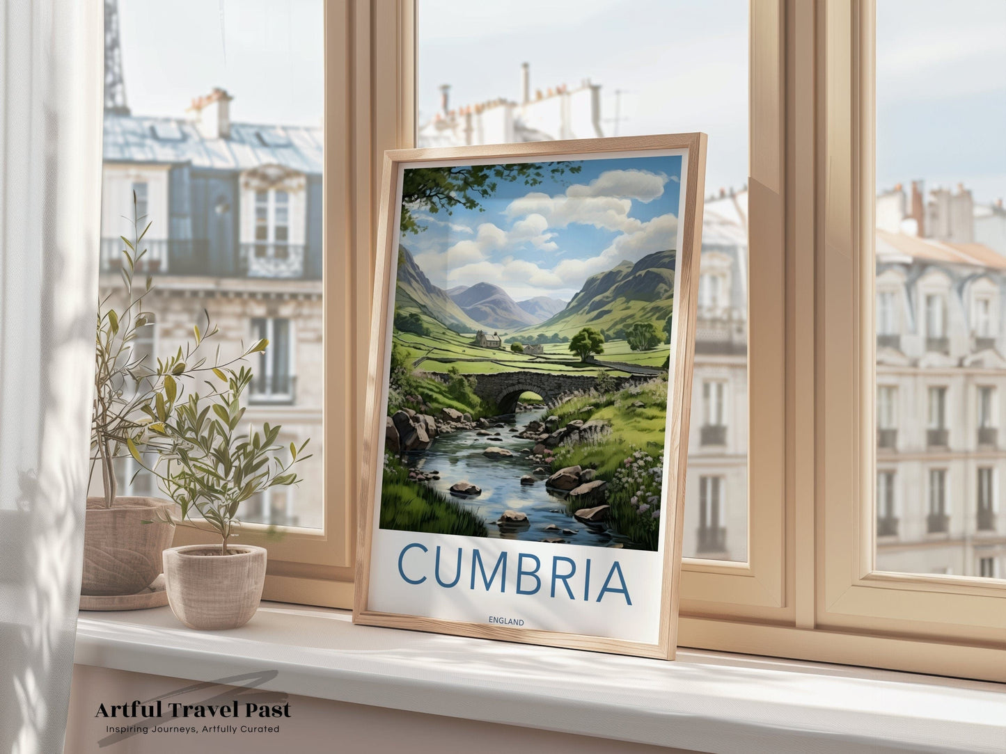 Cumbria Poster | England Wall Art | UK Decor