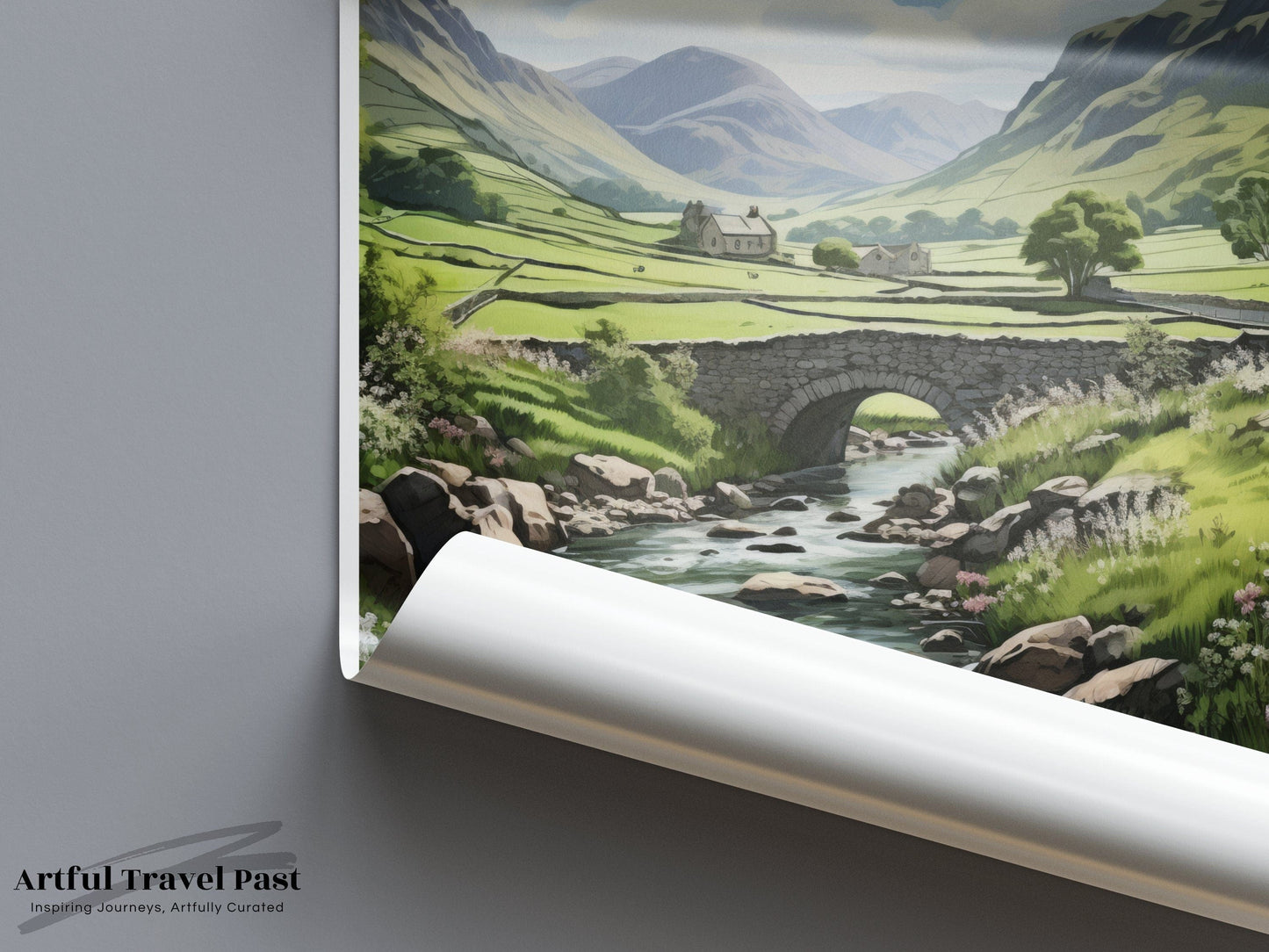 Cumbria Poster | England Wall Art | UK Decor