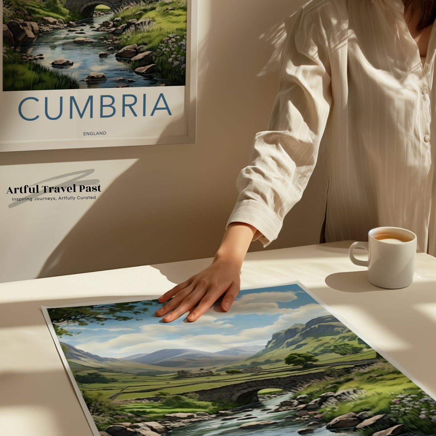 Cumbria Poster | England Wall Art | UK Decor