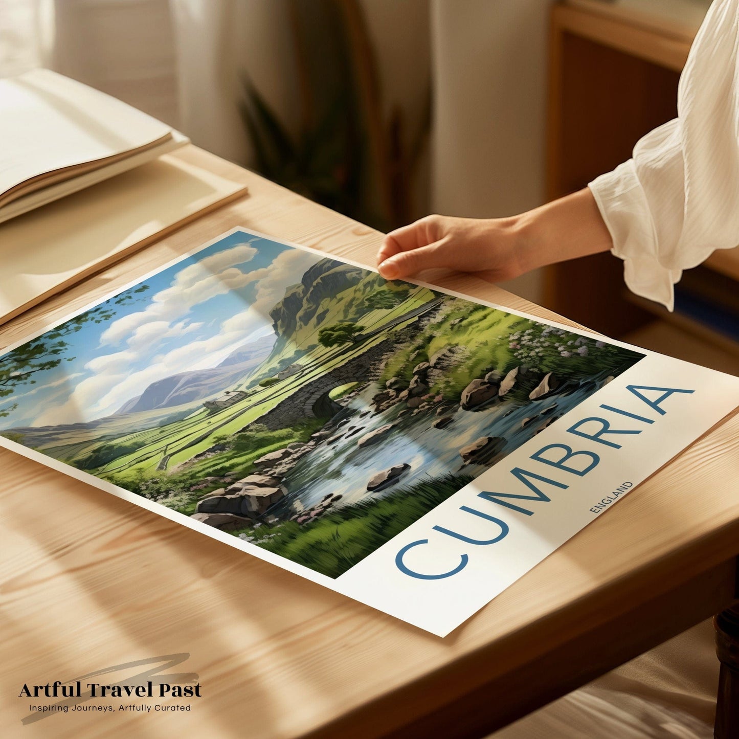 Cumbria Poster | England Wall Art | UK Decor