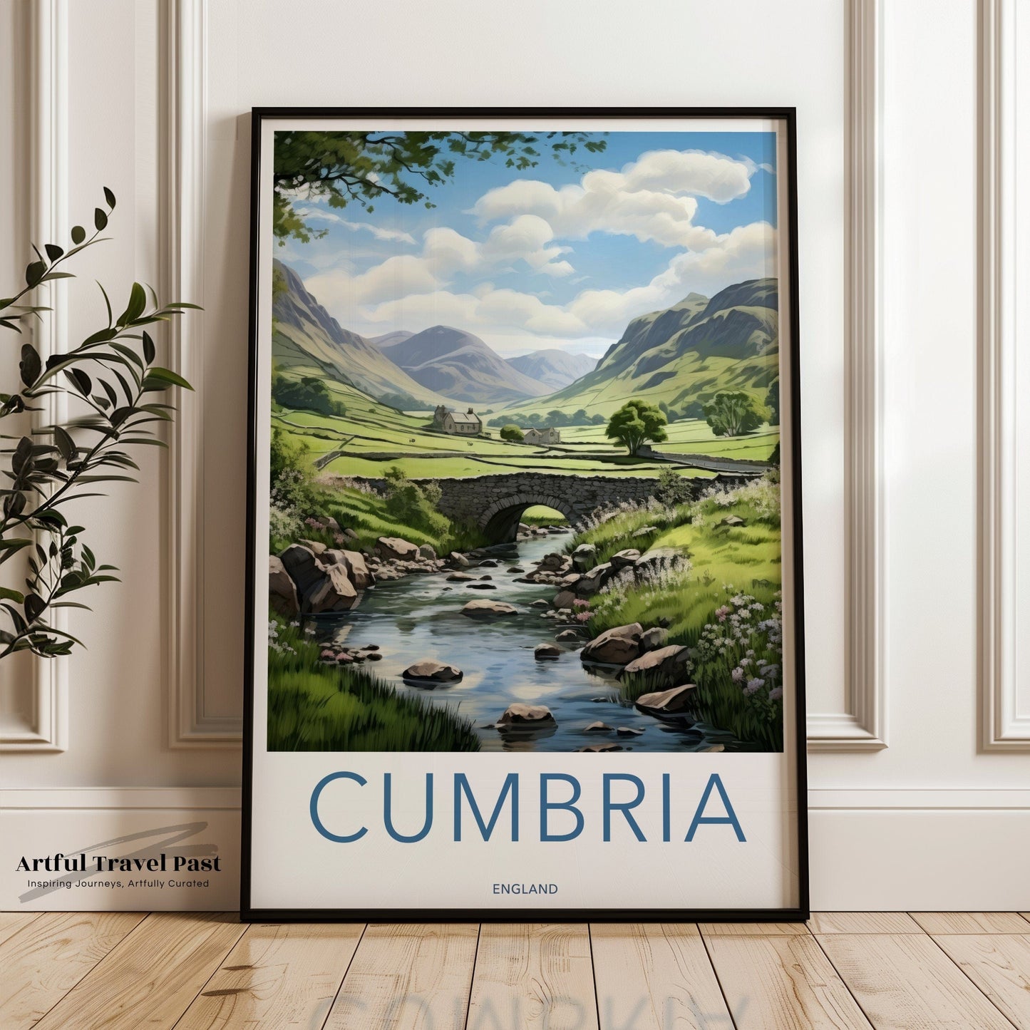 Cumbria Poster | England Wall Art | UK Decor