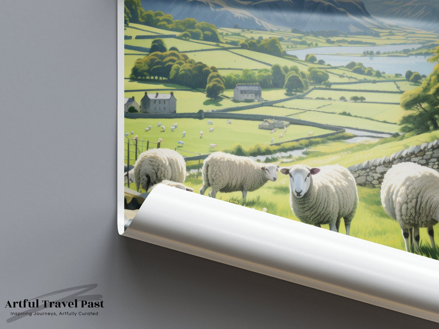 Cumbria Poster | English Countryside | UK Wall Art