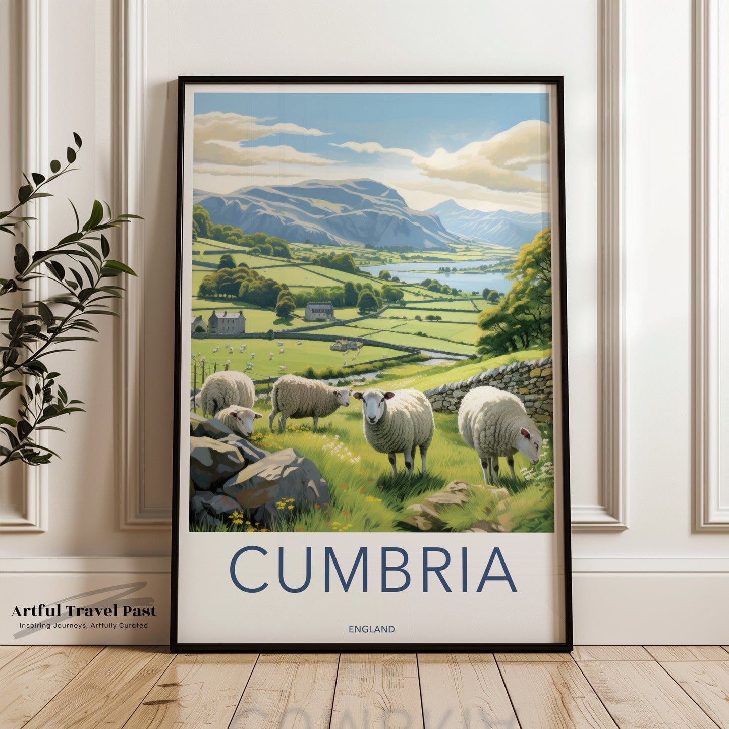 Cumbria Poster | English Countryside | UK Wall Art