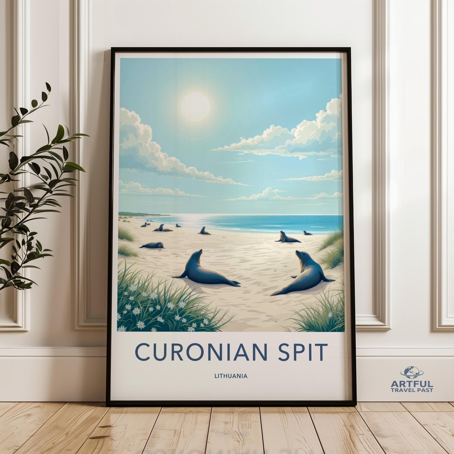 Curonian Spit Poster - Lithuania Wall Art