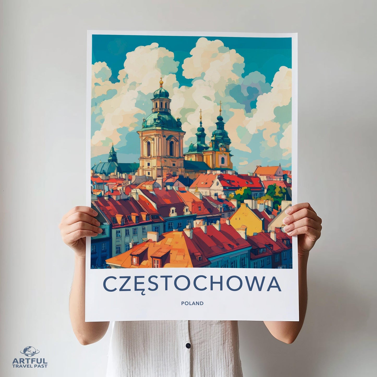 Częstochowa Poster - Poland Wall Art