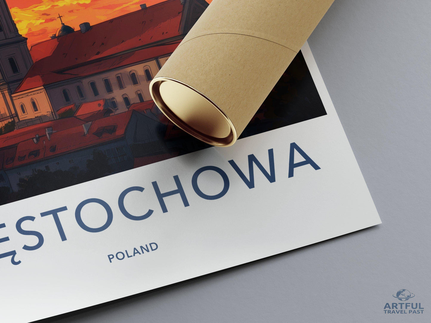 Częstochowa Poster - Poland Wall Art