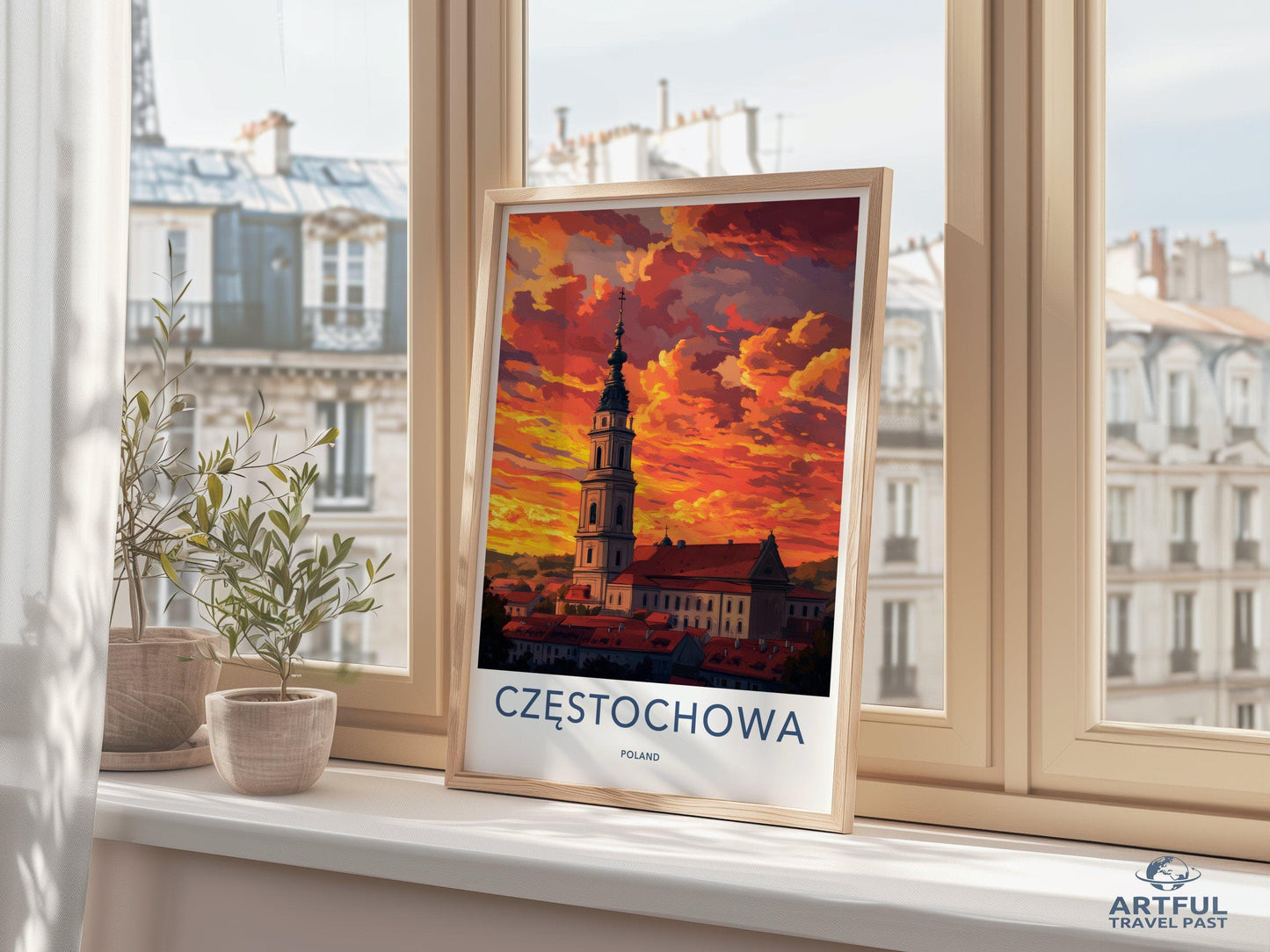 Częstochowa Poster - Poland Wall Art