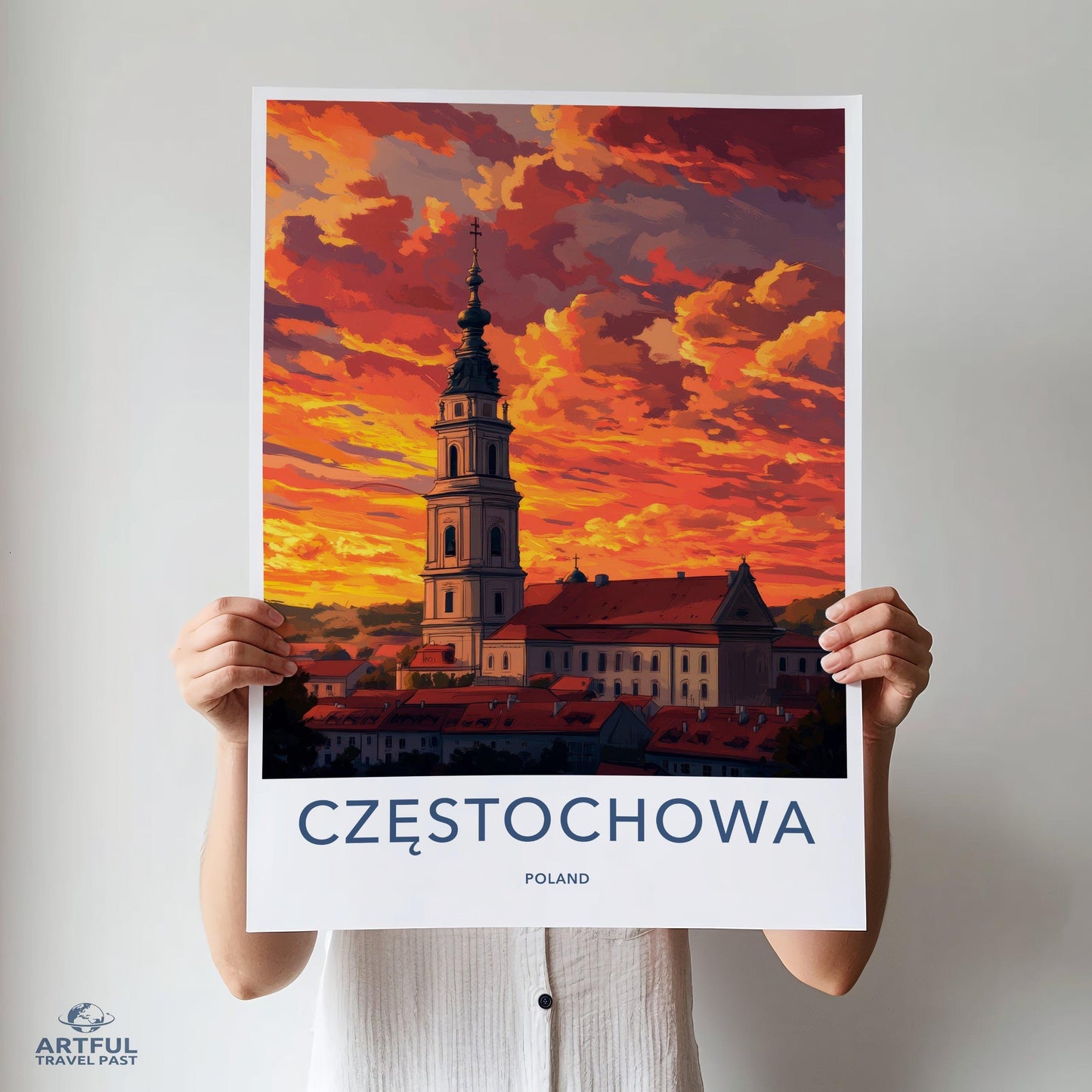 Częstochowa Poster - Poland Wall Art
