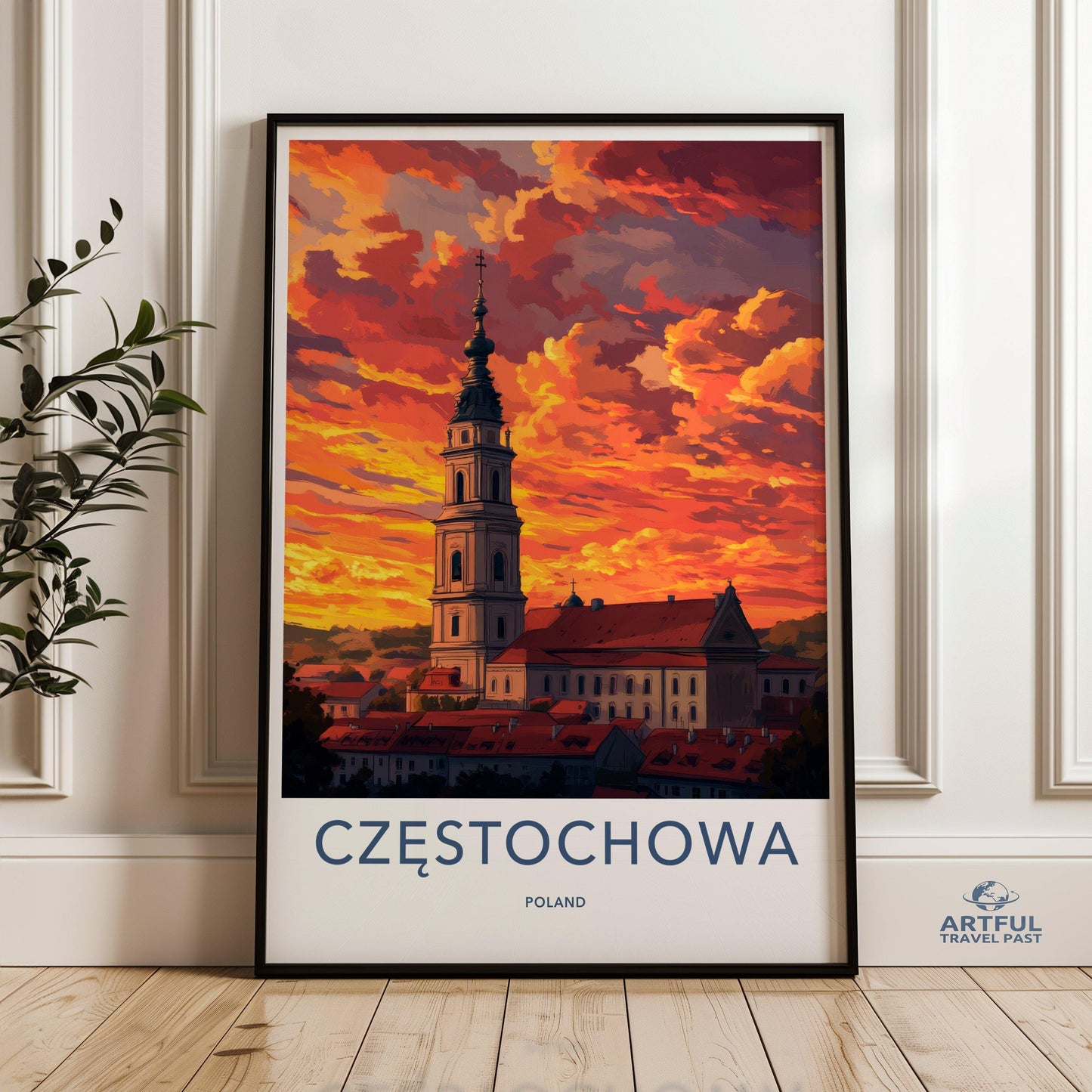 Częstochowa Poster - Poland Wall Art