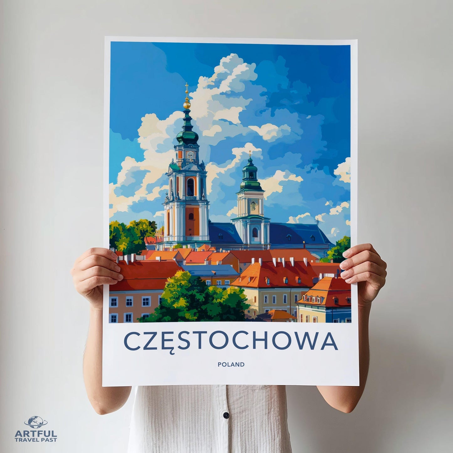 Częstochowa Poster - Poland Wall Art