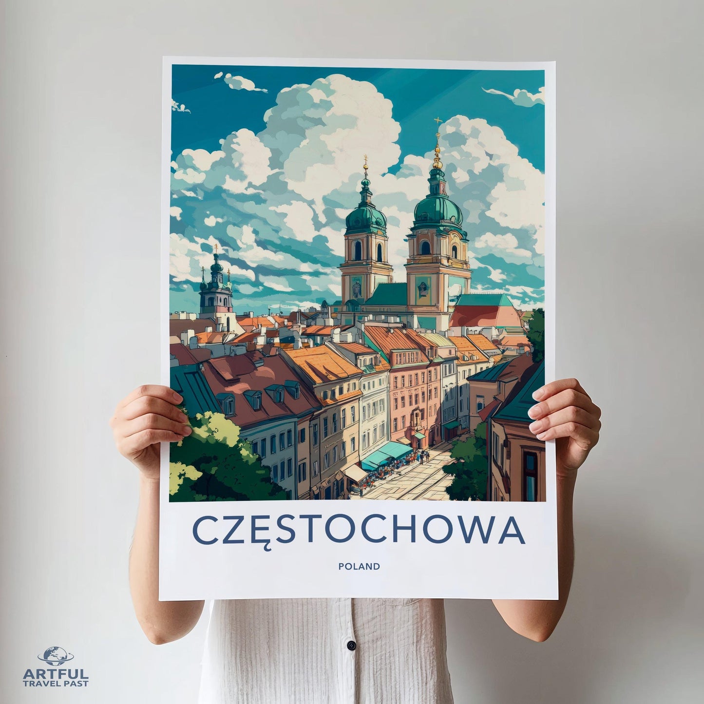 Częstochowa Poster - Poland Wall Art
