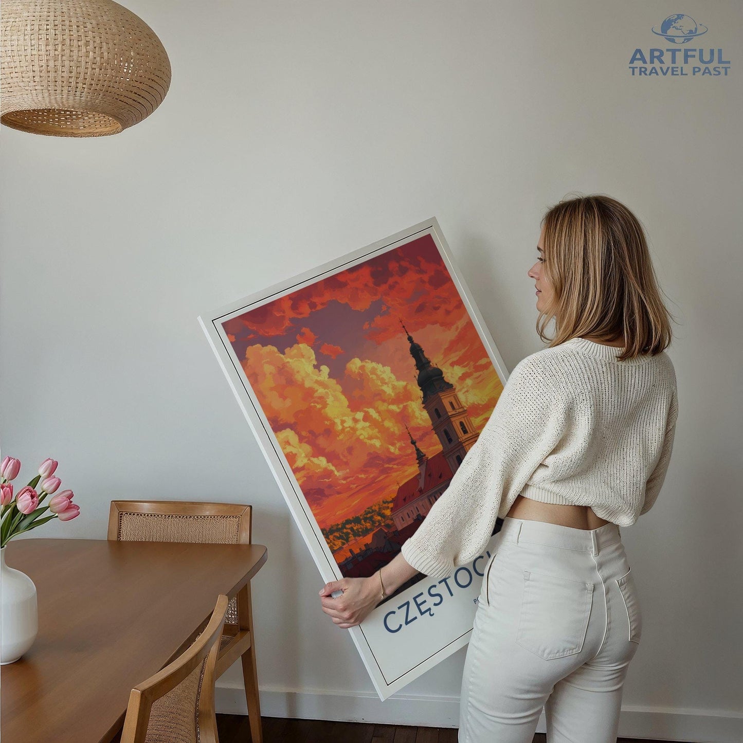 Częstochowa Poster | Poland Wall Art | Eastern Europe Decor