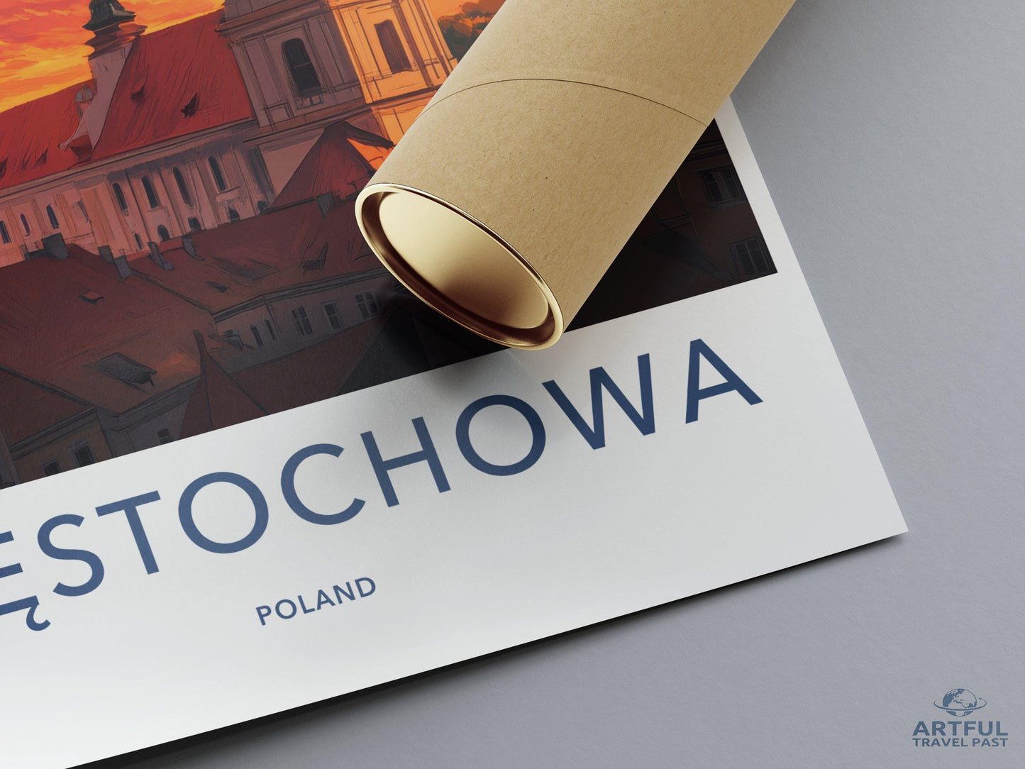 Częstochowa Poster | Poland Wall Art | Eastern Europe Decor
