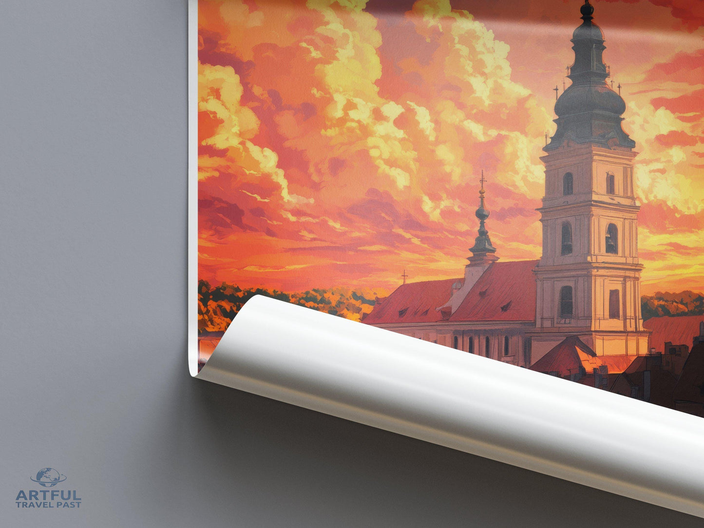 Częstochowa Poster | Poland Wall Art | Eastern Europe Decor