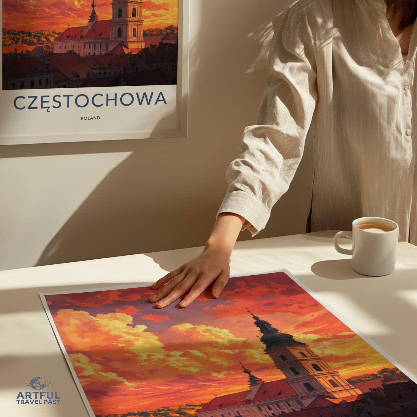 Częstochowa Poster | Poland Wall Art | Eastern Europe Decor