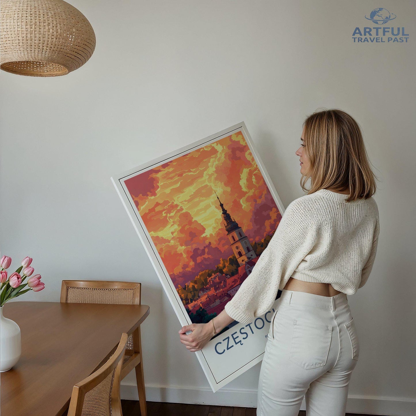 Częstochowa Poster | Poland Wall Art | Europe Decor