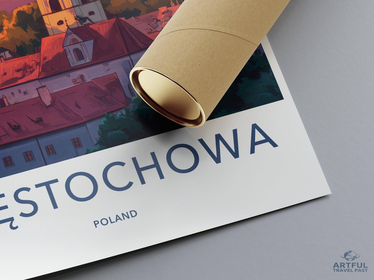 Częstochowa Poster | Poland Wall Art | Europe Decor