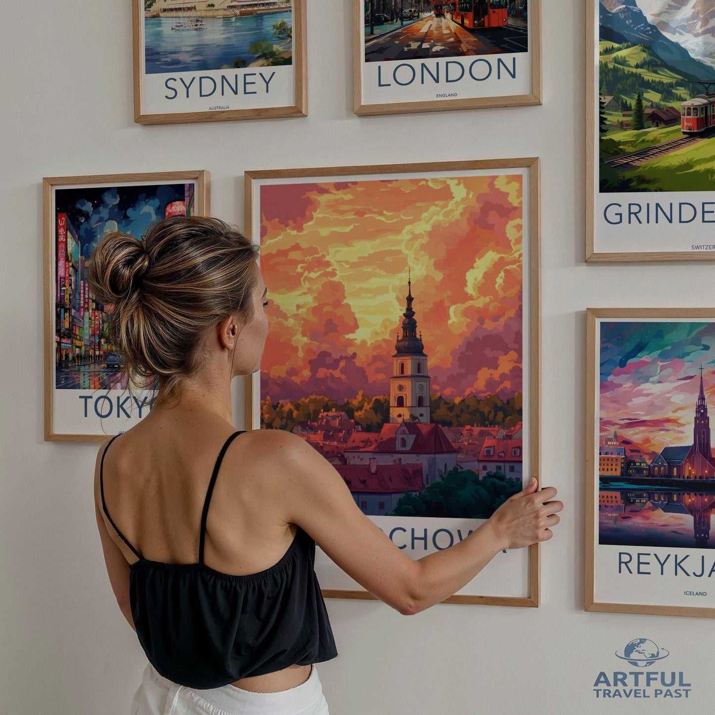 Częstochowa Poster | Poland Wall Art | Europe Decor