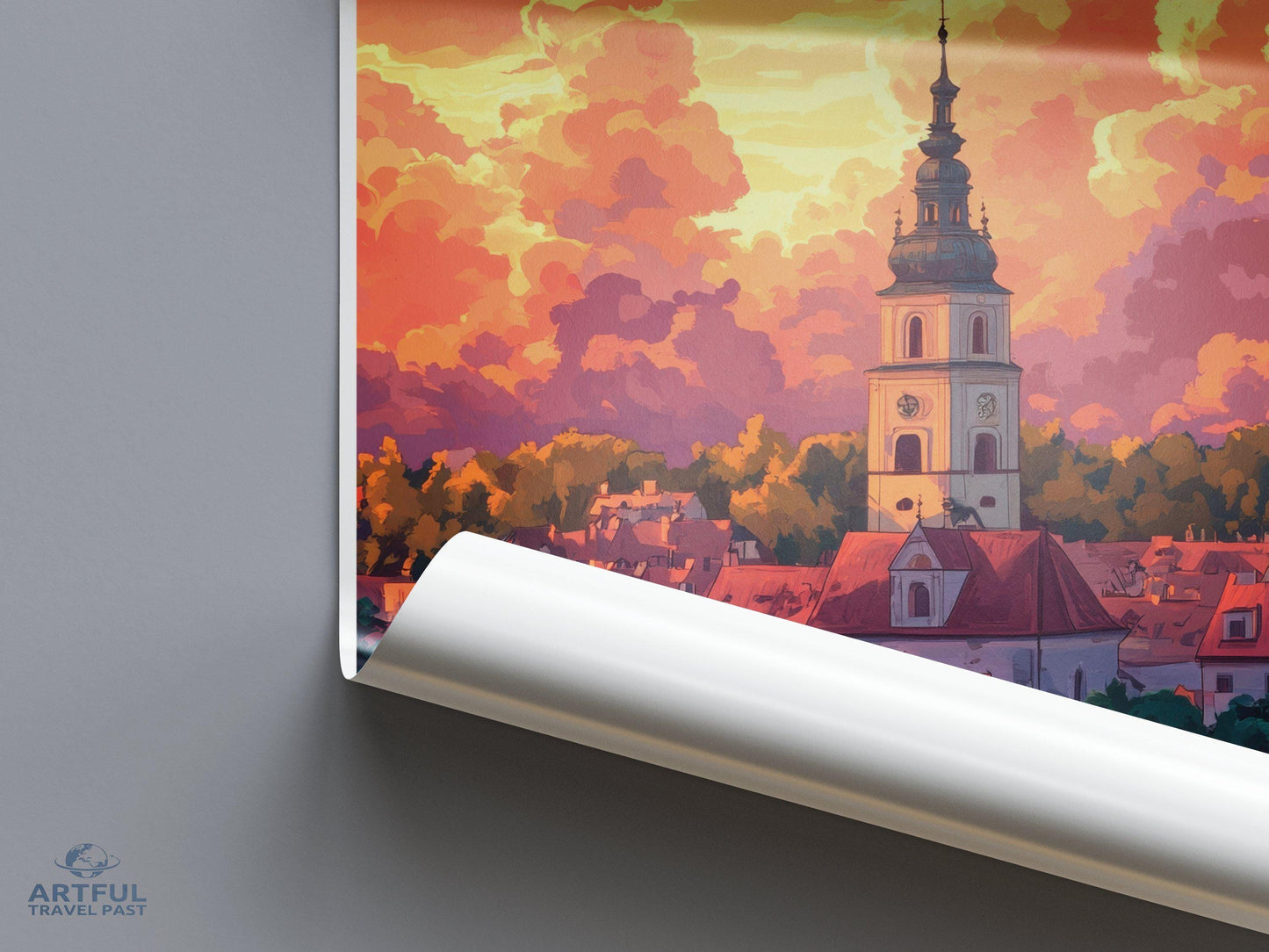 Częstochowa Poster | Poland Wall Art | Europe Decor