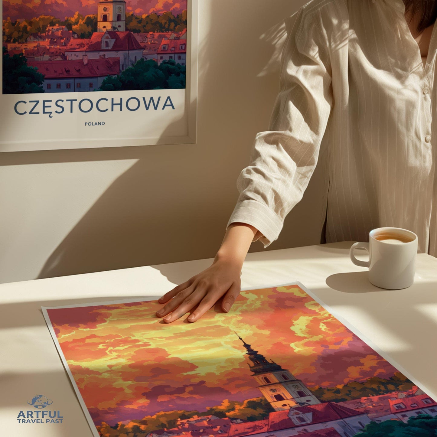Częstochowa Poster | Poland Wall Art | Europe Decor